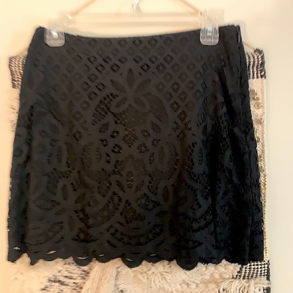 Free People lace mini skirt